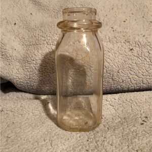 Vintage Clear Glass Bottle